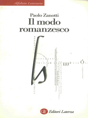 cover image of Il modo romanzesco